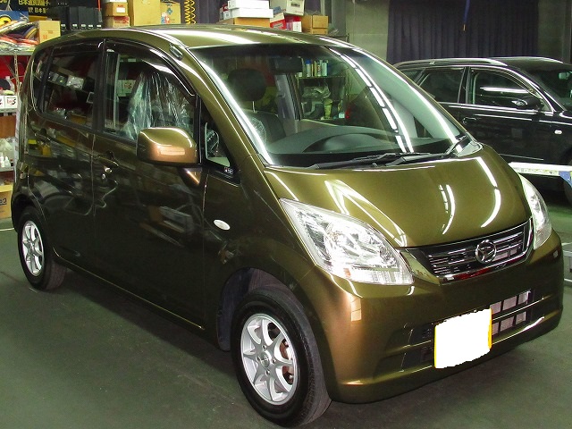 ｄａｉｈａｔｓｕ ダイハツ ムーブ ｌ 板金塗装 磨き ガラスコーティング部分補修終了 車磨き研究所 京都店 の施工車ギャラリー