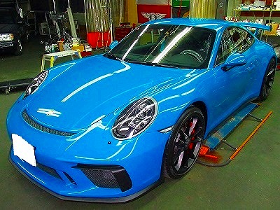 ＰＯＲＳＣＨＥ　ポルシェ　991GT3　PDK　磨き＆＆オプション施工終了