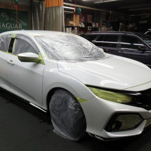 Honda ホンダ シビック ハッチバック 新車 磨き ガラスコーティング オプション施工終了 車磨き研究所 京都店 の施工車ギャラリー