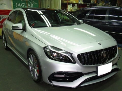 Ｍｅｒｃｅｄｅｓ－Ｂｅｎ 　メルセデスベンツ　AMG　エーエムジー　A45　４マチック　4WD　磨き＆ガラスコーティング＆オプション施工終了