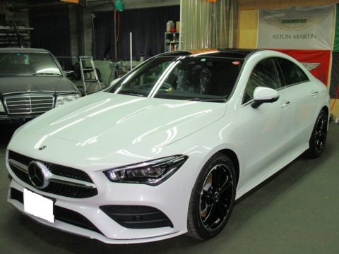 Ｍｅｒｃｅｄｅｓ－Ｂｅｎｚ　メルセデスベンツ　CLA　200ｄ AMGライン　ディーゼルターボ　磨き＆ガラスコーティング＆オプション施工終了