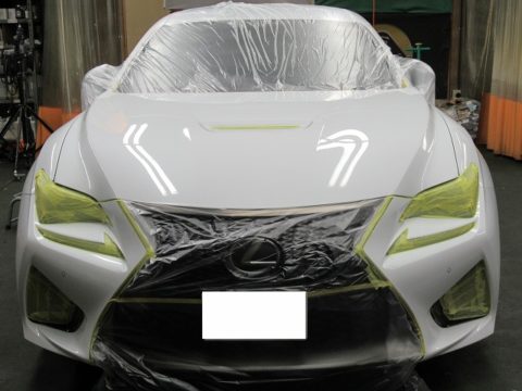 ＬＥＸＵＳ　 レクサス 　ＲＣＦ　事故修理＆ガラスコーティング＆オプション施工＝  保険賠償＆自費物販修理 終了