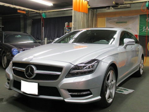 Ｍｅｒｃｅｄｅｓ－ＢｅｎZ 　メルセデスベンツ 　ＣＬＳ　 550 　4マチック 　シューティングブレーク（DBA-218991）保険修理＆自費施工＝磨き終了＆ガラスコーティング＆オプション施工終了