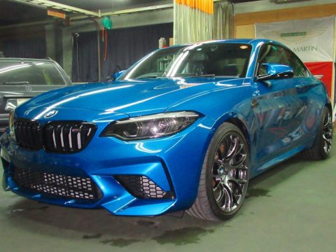 BMW　ビーエムダブリュー　M2クーペ　コンペティション（2U30）磨き＆ガラスコーティング＆オプション施工終了