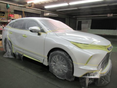 TOYOTA　トヨタ　ハリアー　2.0 Z レザーパッケージ（MXUA80）事故補修＝磨き＆コーティング＆オプション施工終了