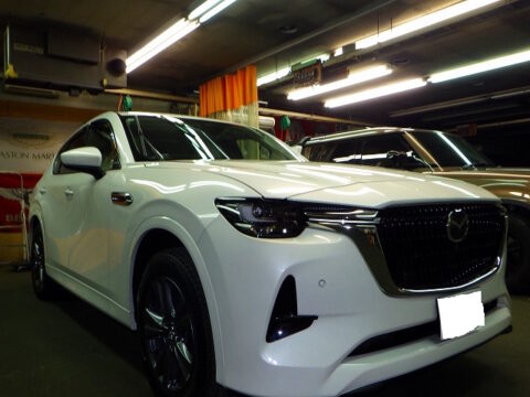 MAZDA マツダ CX-60 3.3 XDハイブリッド エクスクルーシブ モダン ディーゼルターボ 4WD(KH3R3P)磨き&コーティング&オプション施工終了