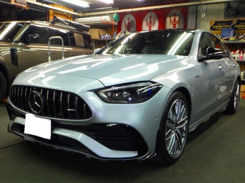Ｍｅｒｃｅｄｅｓ 　メルセデス　 AMG 　エーエムジー　C43 4マチック 4WD（4AA-206087CN）磨き＆コーティング＆オプション施工終了