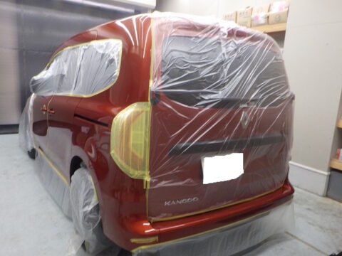 ＲＥＮＡＵＬＴ　ルノー　カングー　インテンス（KFKK9K）板金塗装修理＆磨き＆コーティング＆オプション補修完了