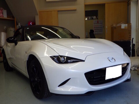 MAZDA　マツダ　ロードスター　NR-A（5BA-ND5RE）磨き＆コーティング＆オプション施工終了